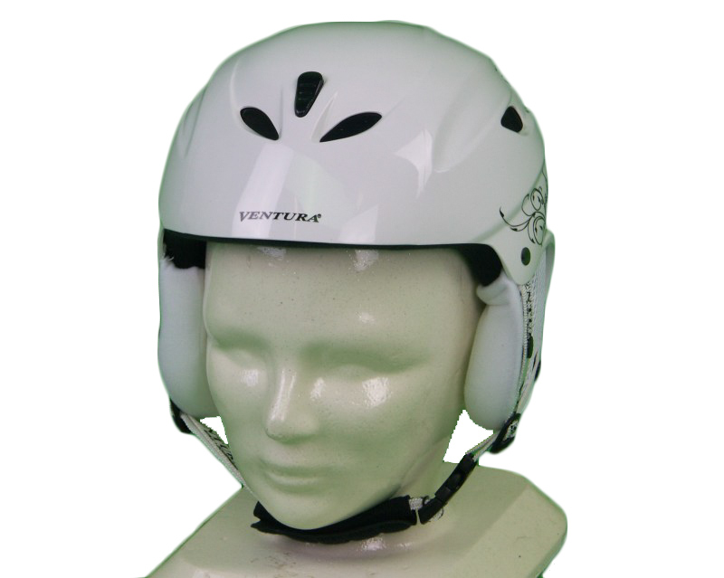 Skihelm Ski + Snowboard Helm Ventura weiß Flower S/M/L