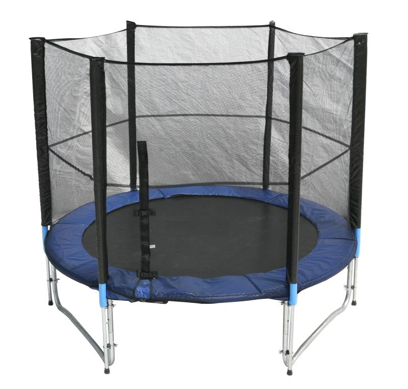 IDEALE Trampolin 244 cm Ø incl. Sicherheitsnetz, 150 kg